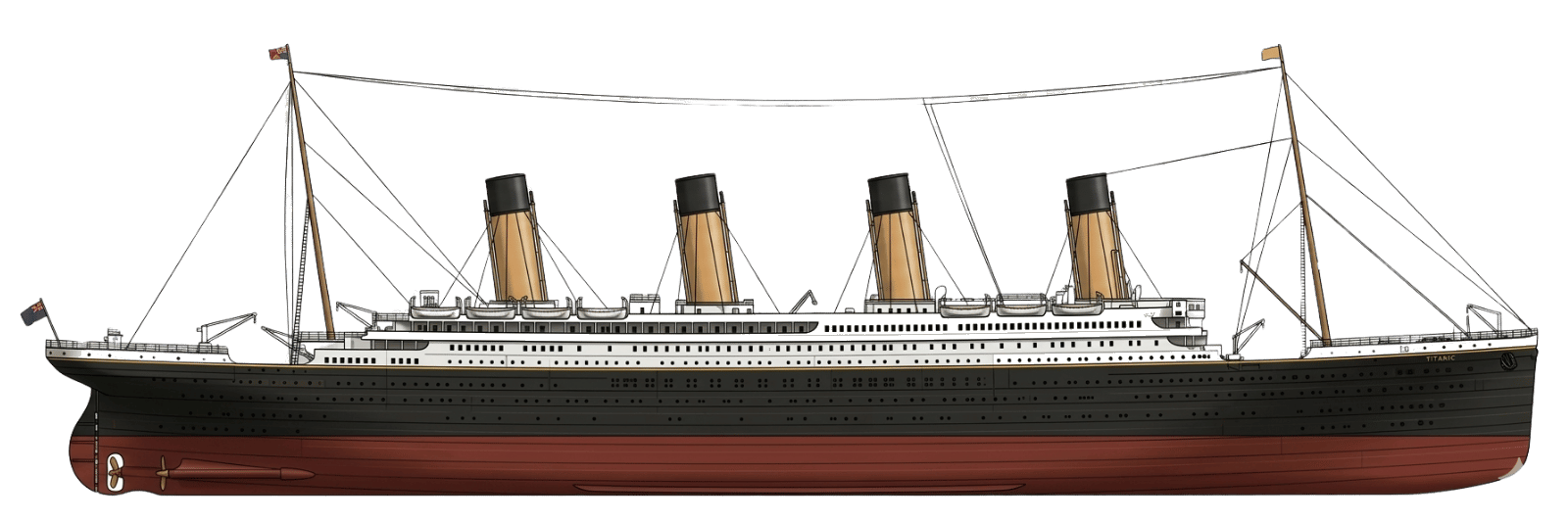 RMS Titanic diagram